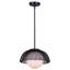 Luminaire suspendu noir à 1 lumière Cyrano