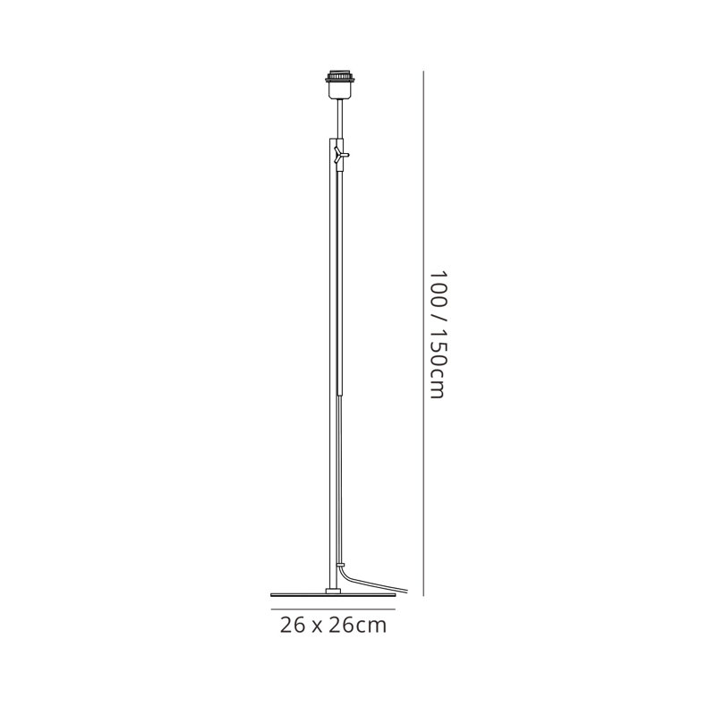 Habana 121.5cm LED Traditional Floor Lamp