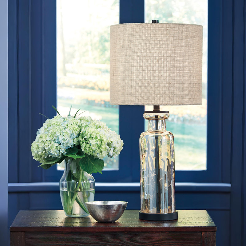 Lampe de table champagne 28 po Arva