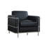 Chaise d'appoint contemporaine rembourrée en similicuir avec cadre, pour bureau, chambre à coucher moderne idéale pour club de 31,5 po de largeur, largeur de 35,5 po