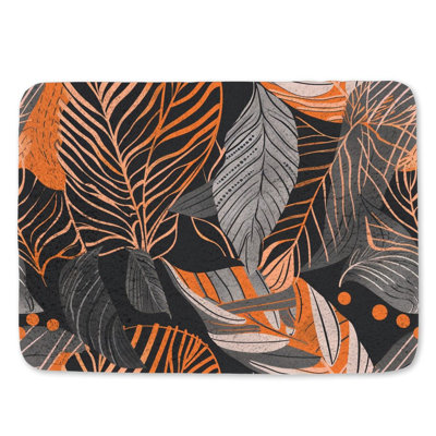 Lorrin Microfiber / Microsuede Non-Slip Bath Mat