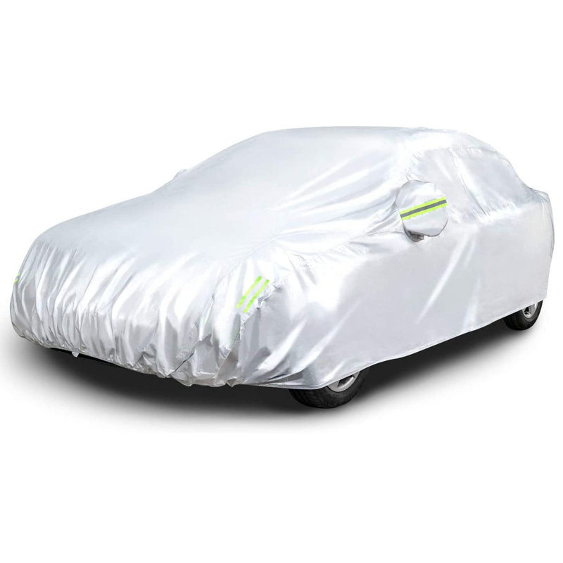 Mildew Resistant Automobile Cover By Edge Collections, 15.8' H x 5.8' W x 3.9' D