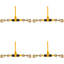 Chain Binder Ratchet Load Binder 1/4"-5/16" 2600 lbs for Tie Down 4 Pack
