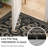 Washable Area Rug for Living Room Bedroom or Dining Room – Non-Slip Mark Resistant Modern Carpet – Collapsible Non-Shedding Blue/Dark Grey-1075970161-1075970166
