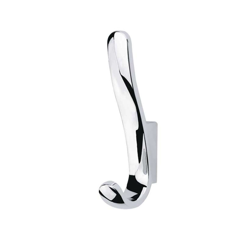 Shelese Metal Wall Wall Hook, Polished Chrome