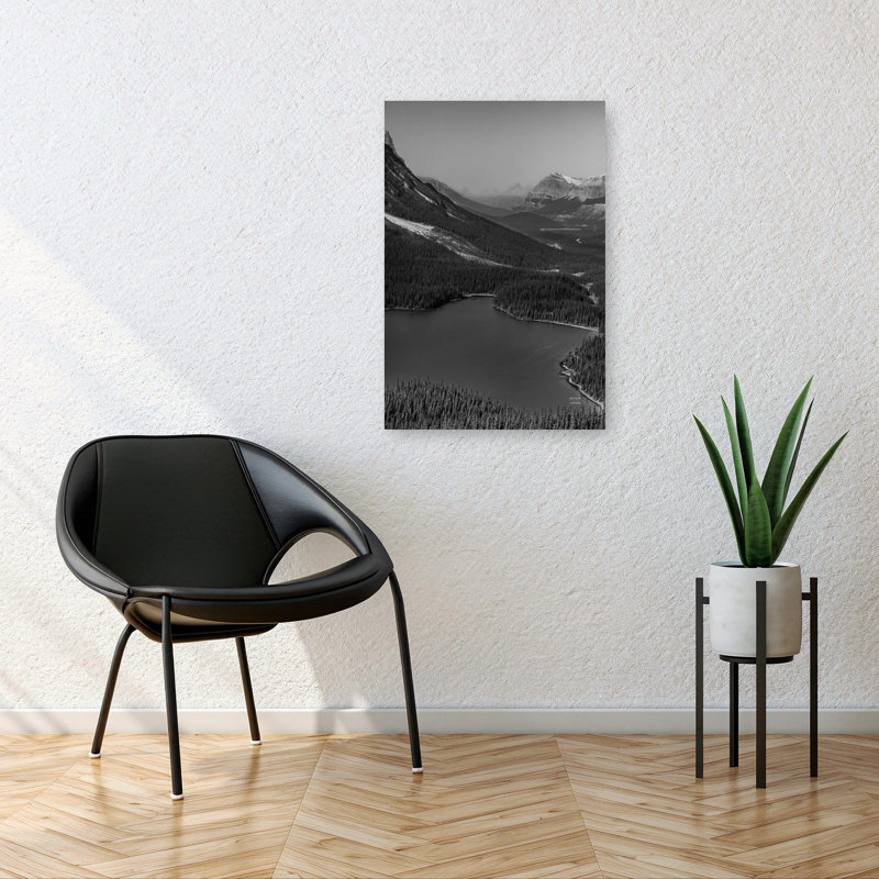 «For Days», impression contemporaine de paysage forestier abstrait, H 36 po x l 24 po