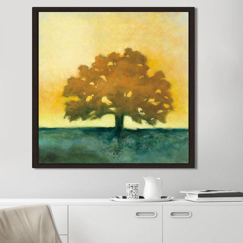 «Under the Oak II», reproduction de peinture acrylique sur toile, H 18 po x l 18 po x P 1 po, Toile tendue