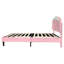 3ft Upholstered Bed With Adjustable Headboard Velvet-703728240