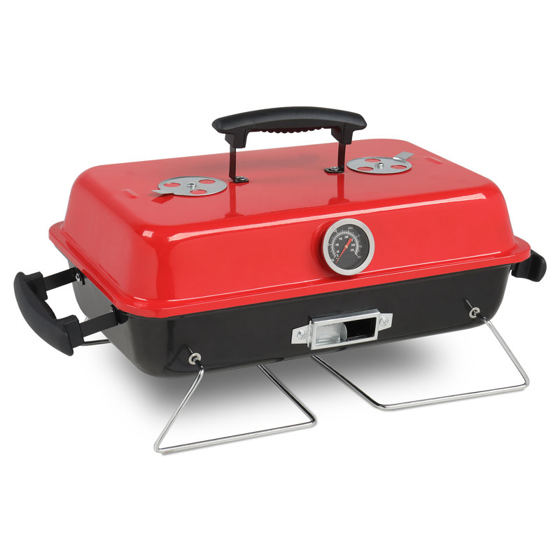 Petit barbecue au charbon portatif 20,8 po