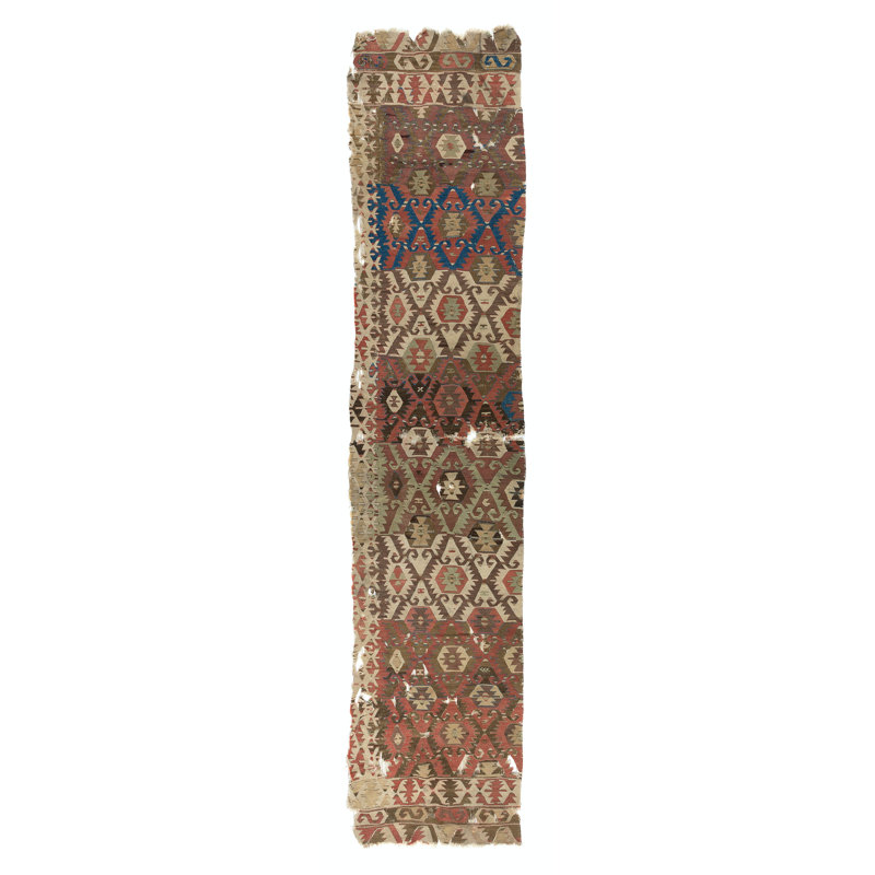 Fragment de kilim anatolien antique, 18e siècle