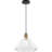 Avec 13.5 in. 1-Light Matte Black Farmhouse Pendant