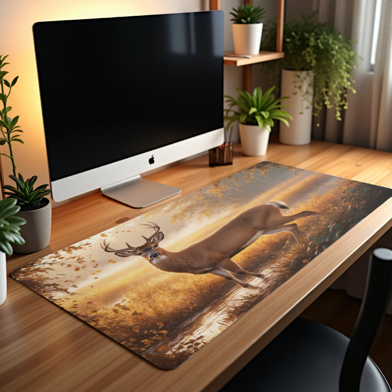 Polyester Desk Pad, 14.4x12.1