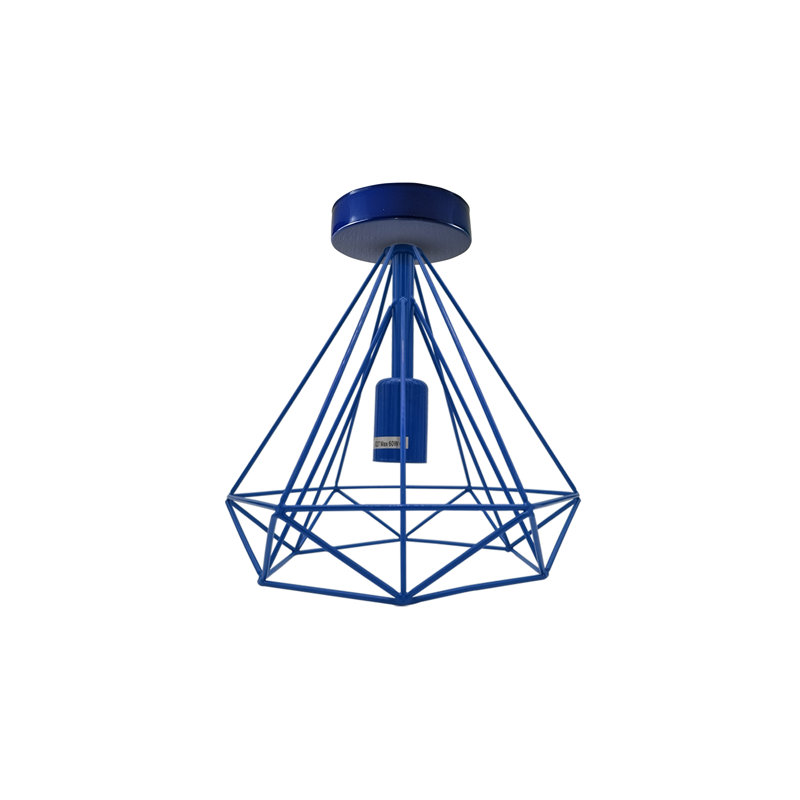 Akim Flush Mount, Blue