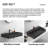 Wall-Mount Install or On Countertop Bathroom Sink 47 in. with Single Faucet Hole-69275321