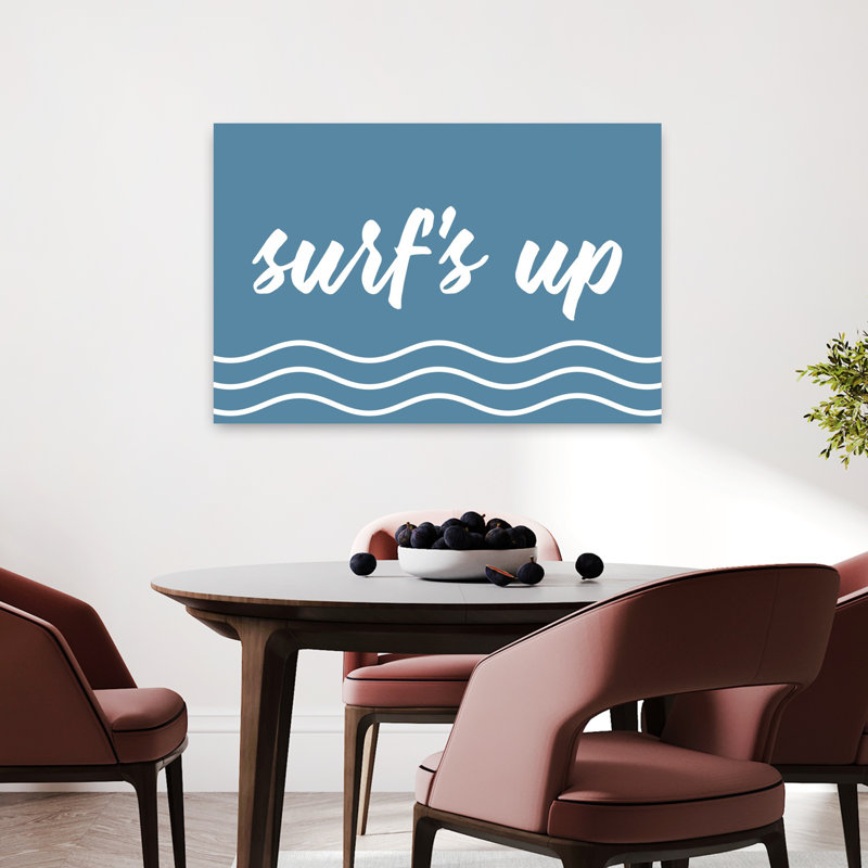 Surf's Up, art côtier abstrait, H 24 po x l 36 po