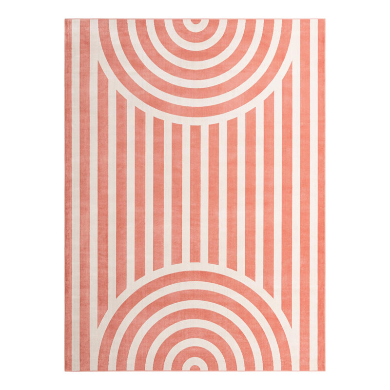Unique Loom Lines Whimsy Kids Rug, Rectangle 9' x 12'