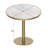 Round Modern Dinning Table Bistro Table Tulip Table With Faux Marble Top,Easy Assemble,Sturdy Metal Frame Diameter-769200084