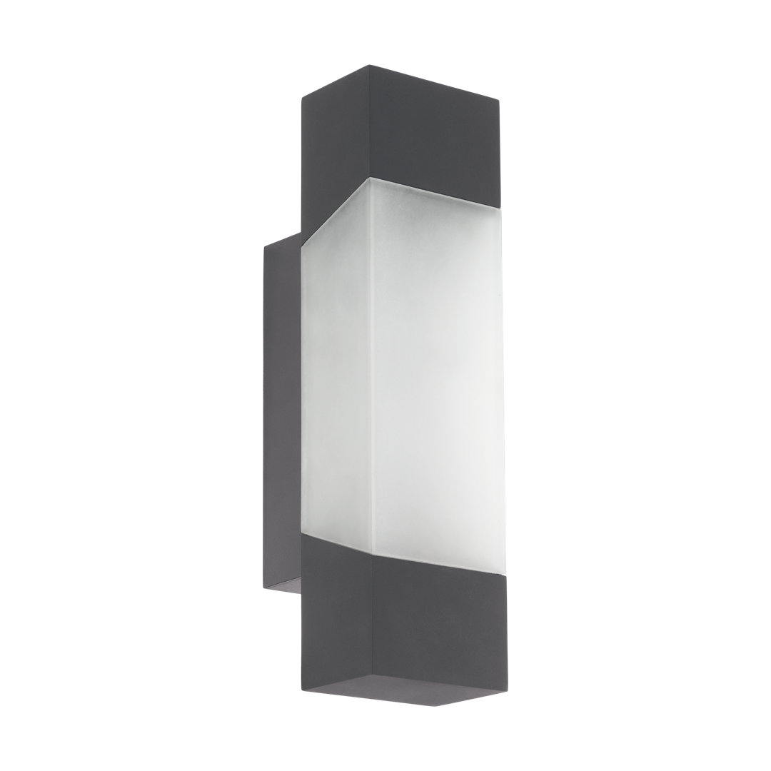 Gorzano Anthracite Integrated LED Outdoor Flush Mount
