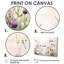 «Thistle Blooming In The Meadows III - Thistle», ensemble de reproduction d'art mural-391723354-391723300-391723305