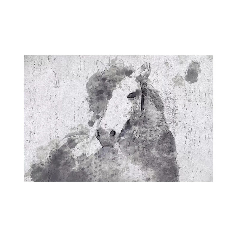 Dapple Horse II by Irena Orlov - Wrapped Canvas Painting, 20.32cm H x 30.48cm W x 1.91cm D