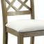 Chaises d'appoint en lin confortables et élégantes dans un ensemble de deux, parfaites pour les salles à manger et ajoutant une touche d'élégance à tout espace.