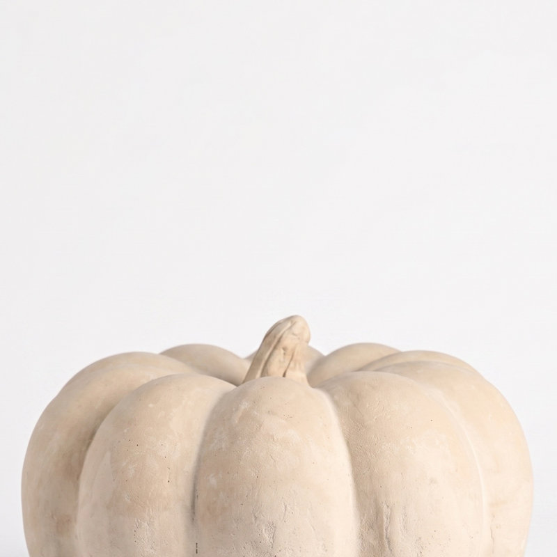 Paper Mache Pumpkin Dia 9.6"