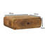 45cm W Solid Wood Bedside Table