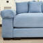 28 repose-pieds en velours côtelé - bleu-1184278519