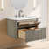 Liljan 30'' Wall-Mounted Single Bathroom Vanity with Engineered Stone Top