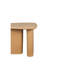 Table d'appoint de table fuselée (bois naturel)