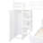White Loft Bed With Full And  Beds, Shelves, Desk, Wardrobe. Solid Build For Long-Term Performance. Optimize Bedroom Function Size Stand-Alone Bed, Wardrobe - White. Maximize Space Construction.-1510606305-1510606306