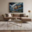 «Dinosaur Kentrosaurus», art mural sur toile grise-711831892