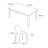Simple modern rectangle dining table sets-106782805
