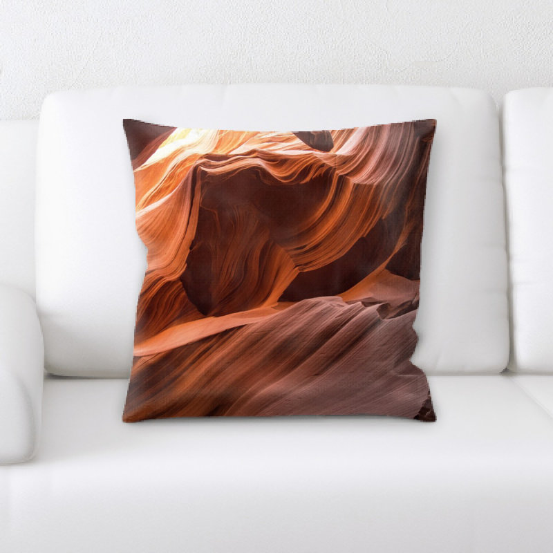 Stone Microsuede Reversible Throw Pillow