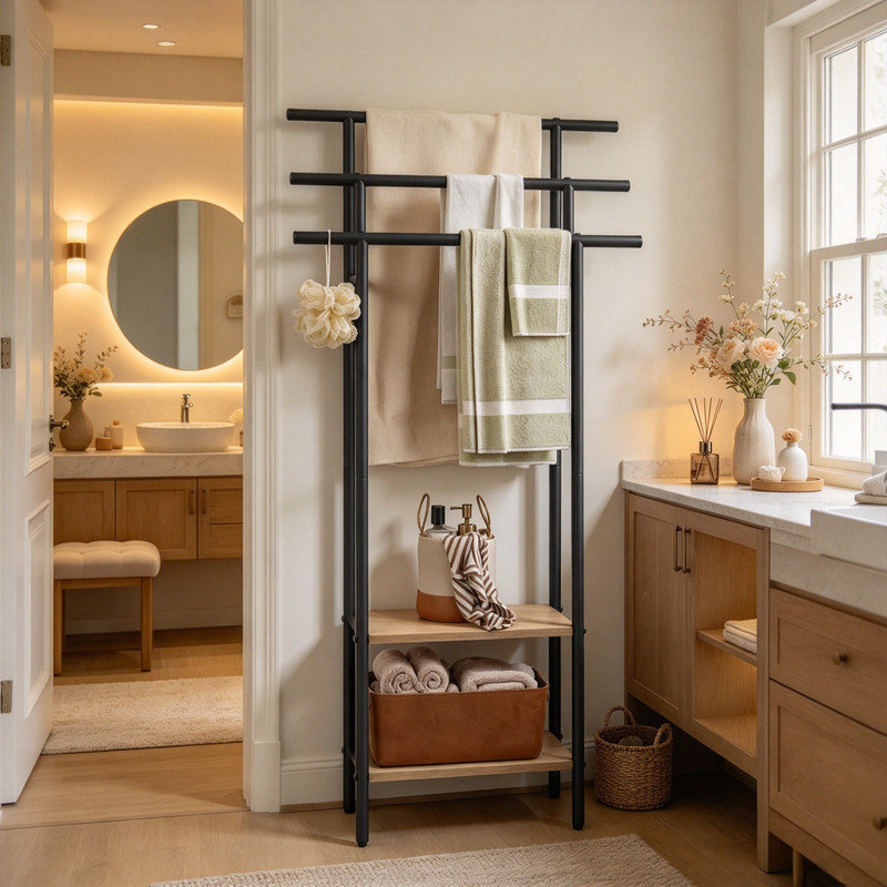Freestanding Bathroom Shelves