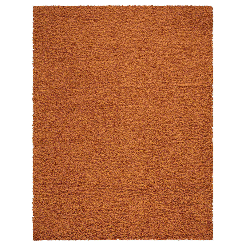 Tapis décontracté orange, Tapis de couloir 2 pi x 5 pi
