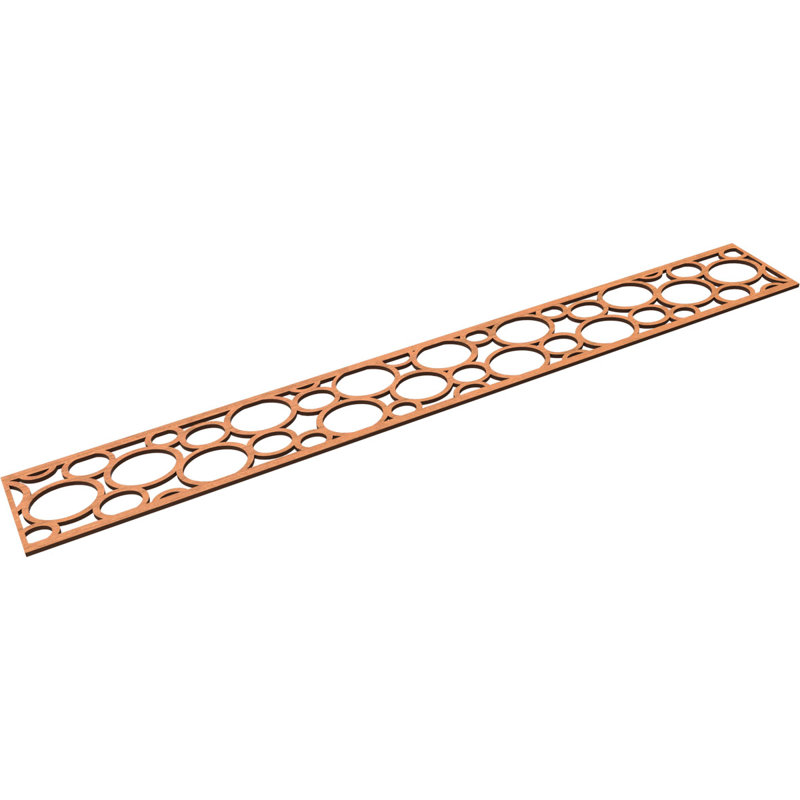 Moulure de chantournage, Cerisier, H 6 po x l 46,5 po x P 0,375 po