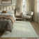 Celeta Washable Abstract Rainbow Striped Green Area Rug - Colorful Modern Carpet for Living Room, Bedroom, or Office Decor