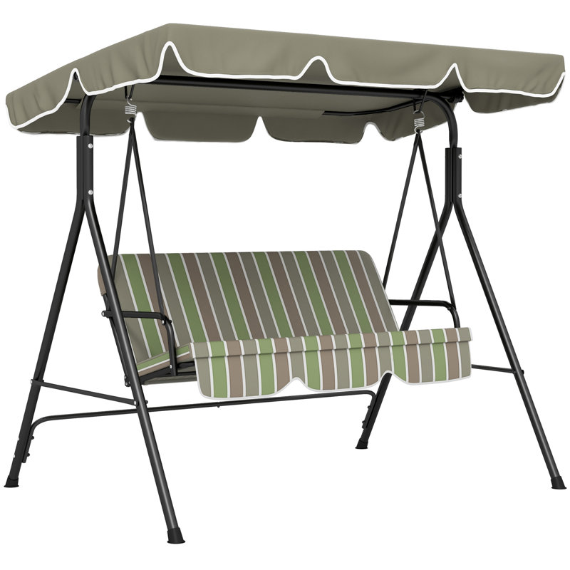 3 Person Porch Swing with Canopy