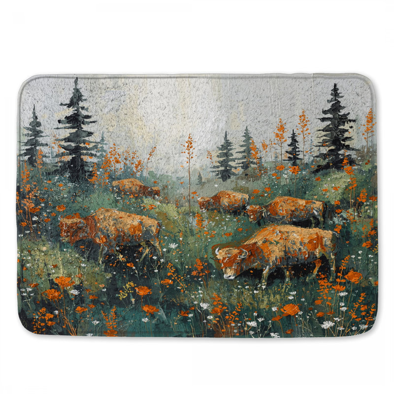 Tapis de bain Buffalo In Wildflowers, L 24 po x L 17 po