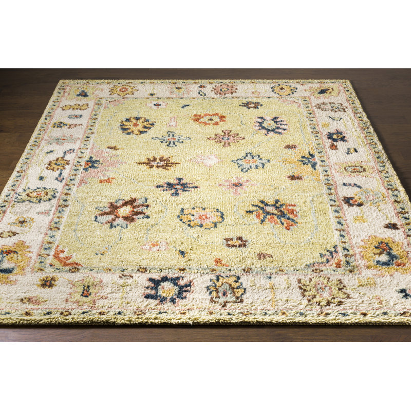 Wool Oriental Area Rug, Rectangle 2' x 3'