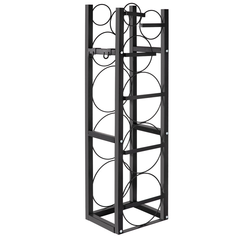 Steel Storage Rack, 46" H x 13" W x 4" D