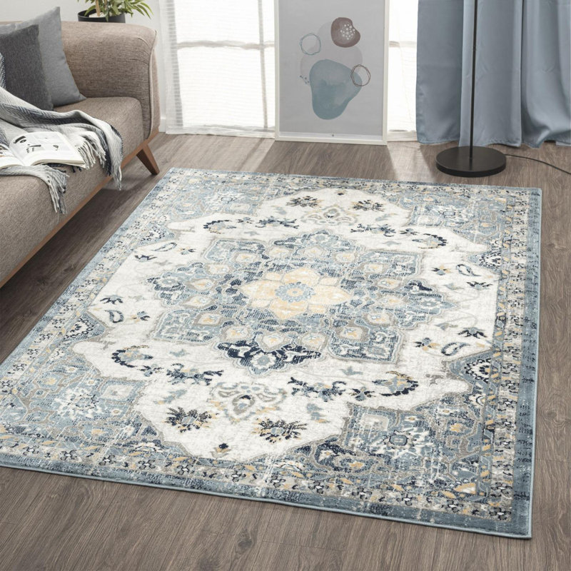 Floral Indoor Rug, Rectangle 8' x 10'
