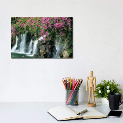Floral Falls II by Dennis Frates - Print on Canvas