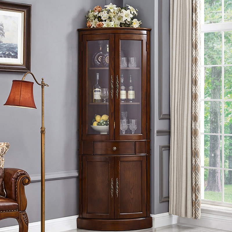 Nut-brown Solid wood Display Cases