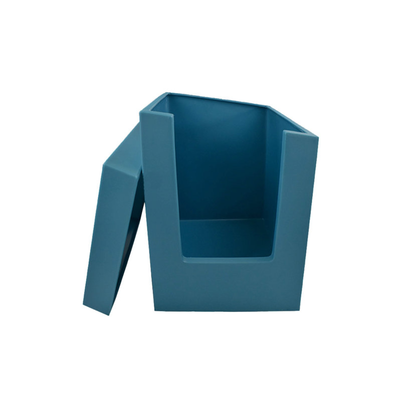 Sloped Standard Litter Box, Teal