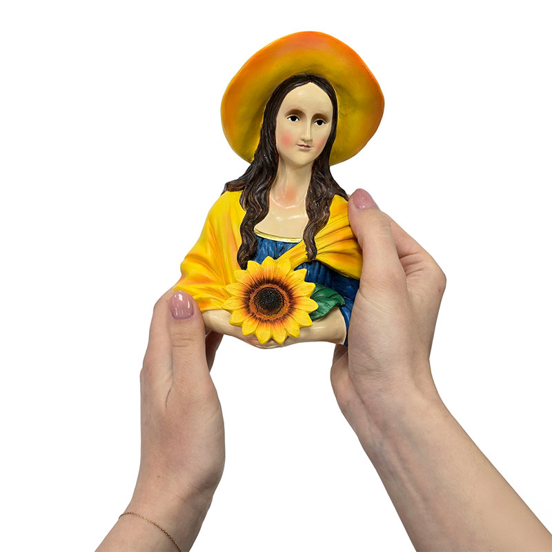 Figurine de sculpture Mona Lisa The Sunflower