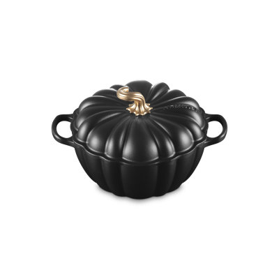 Le Creuset Enameled Cast Iron Pumpkin Cocotte, 4 Qt. - Licorice