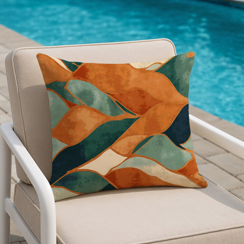 Harvest Harmony Indoor And Outdoor Throw Pillow, Square 20"