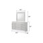 Ensemble de chambre avec grand lit 4 pièces Glam-2025801283-2025801284